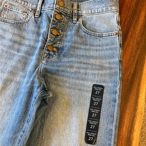 J. Crew Full-Length Wide Leg Jeans